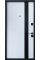 STRAJ LUX  Standard  Slim S Glass-A софт блек past/белый сатин