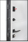 Cottage 703/267 Metalic grey/Уличная Белый атласный 