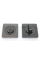 Kedr, BK 0605-AL-black nickel,   накладка под фиксатор